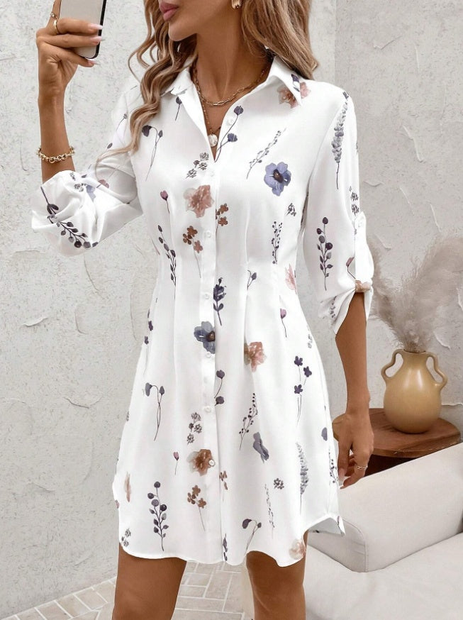 elegant floral dress