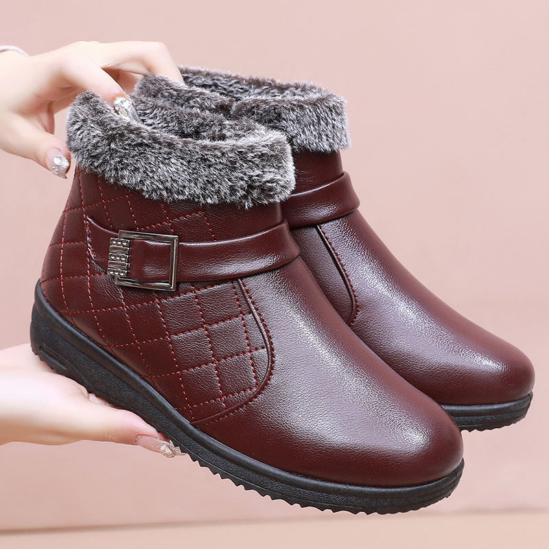 Botte orthopédique femme doublée avec de la fourrure et imperméable - Molinse