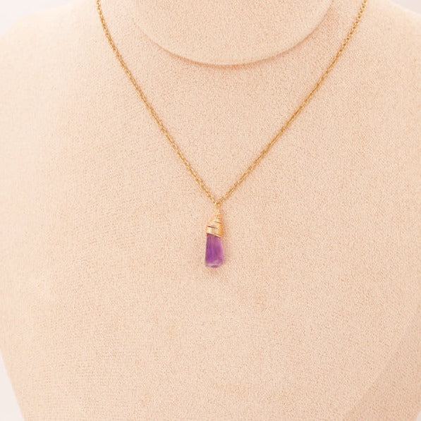 Pendant | Raw Amethyst Nugget