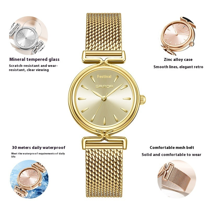 Montre Raffinée à Cadran Inspiration Marbre - Molinse