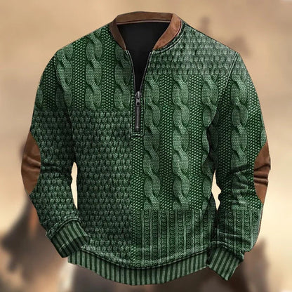 Pull zippé décontracté et élégant - Molinse