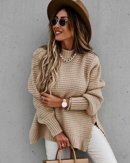 Charlotte - Pull en Maille à Fente - Molinse