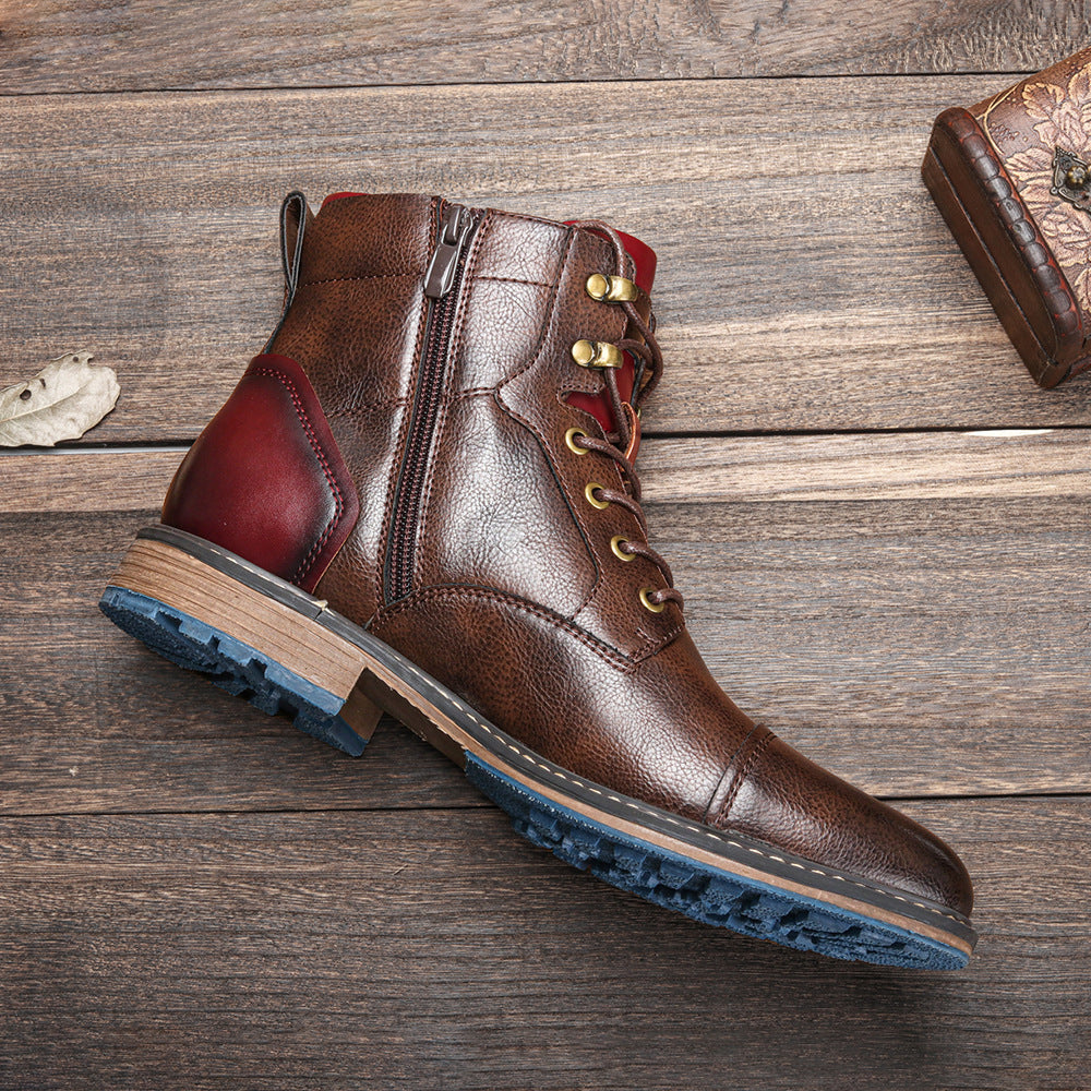 Bottines Oxford en cuir classiques pour hommes - Molinse