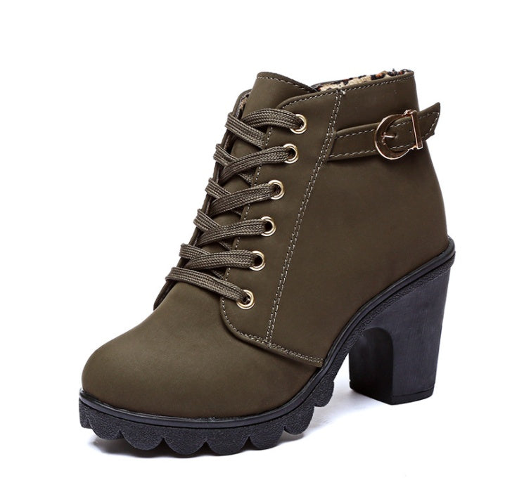 Bottes à Talons Bloc Chunky - Molinse