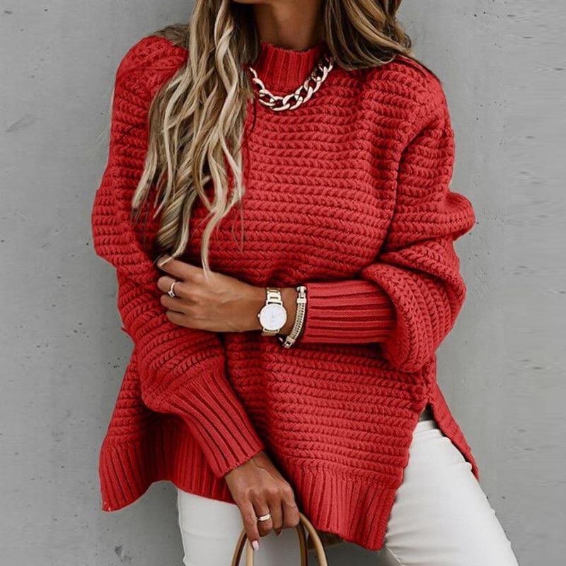 Charlotte - Pull en Maille à Fente - Molinse