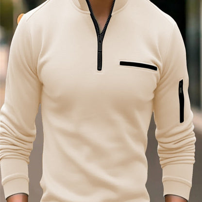 Polo manches longues élégant et confortable - Molinse