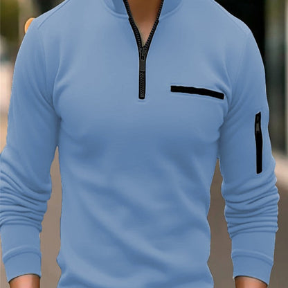 Polo manches longues élégant et confortable - Molinse