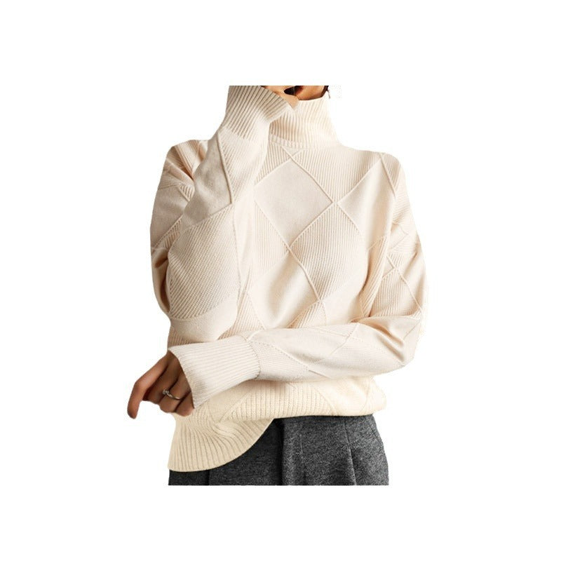 PULL AVEC COL EN CACHEMIRE - Molinse