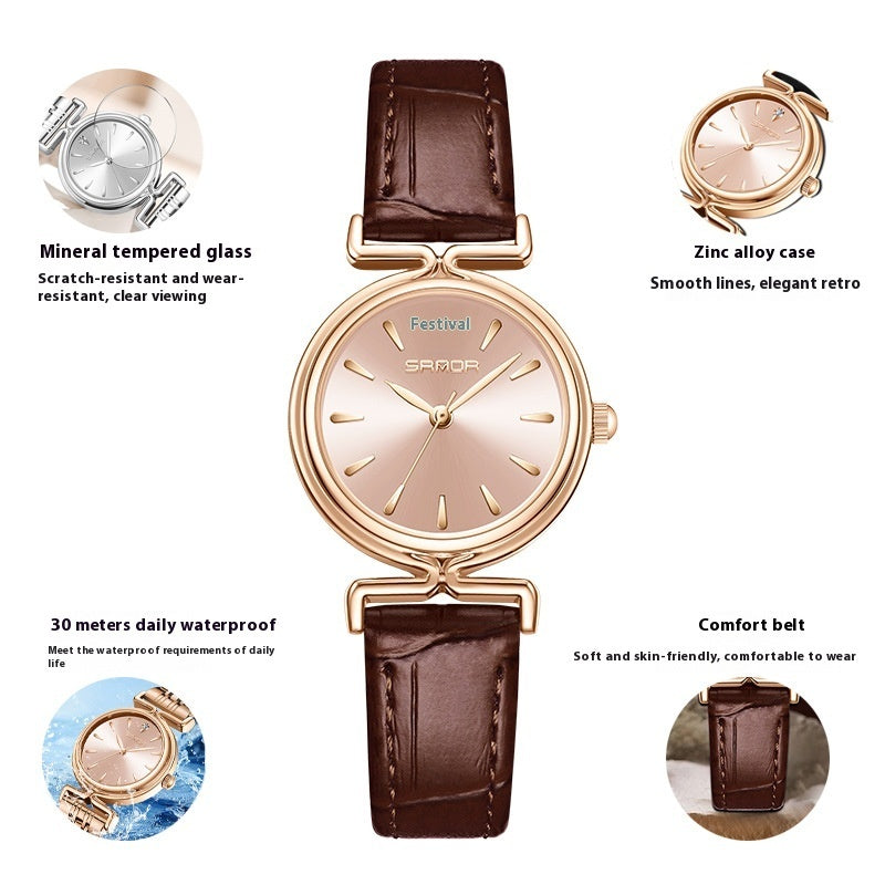 Montre Raffinée à Cadran Inspiration Marbre - Molinse