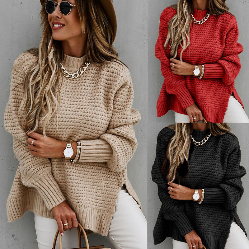 Charlotte - Pull en Maille à Fente - Molinse