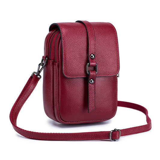 Sac diagonal en cuir - Molinse
