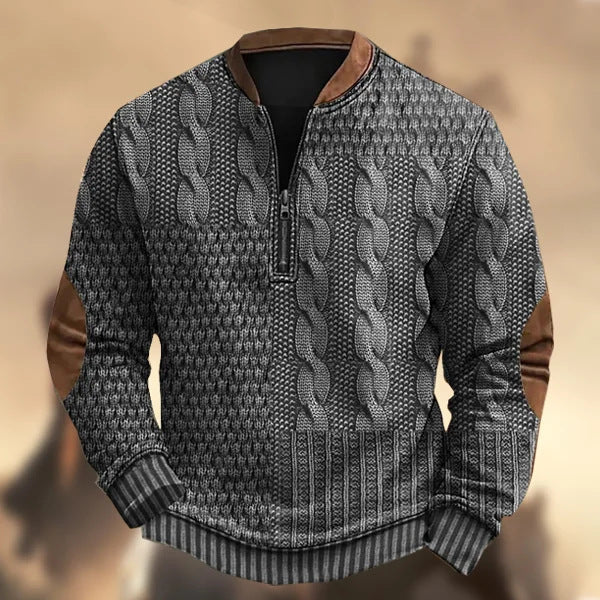Pull zippé décontracté et élégant - Molinse
