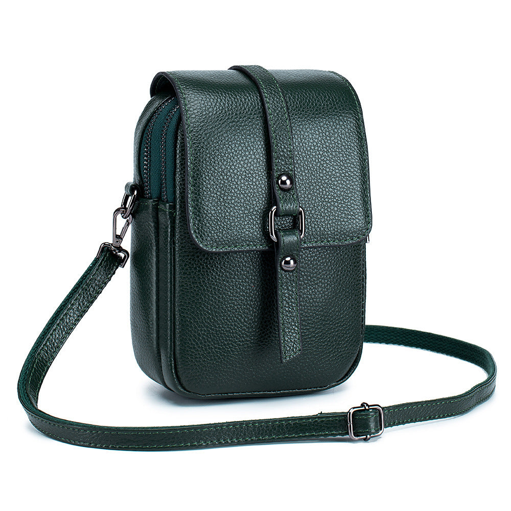 Sac diagonal en cuir - Molinse