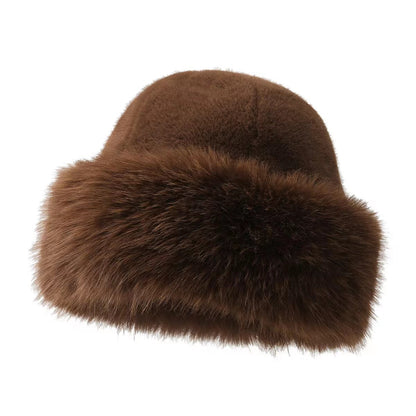 Chapeau seau en fourrure - Molinse