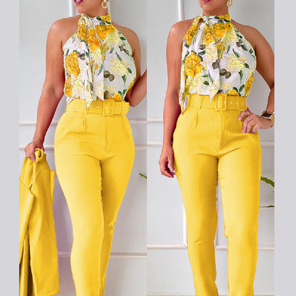 SELVA™ Ensemble Floral Glamour Chic et Moderne - Molinse