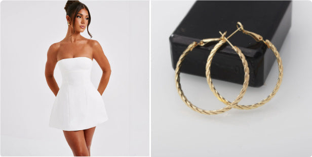 Elay™ | Robe Mini Bustier - Molinse