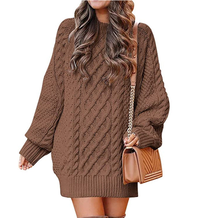 Pull Mi-Long en Tricot Torsadé - Molinse