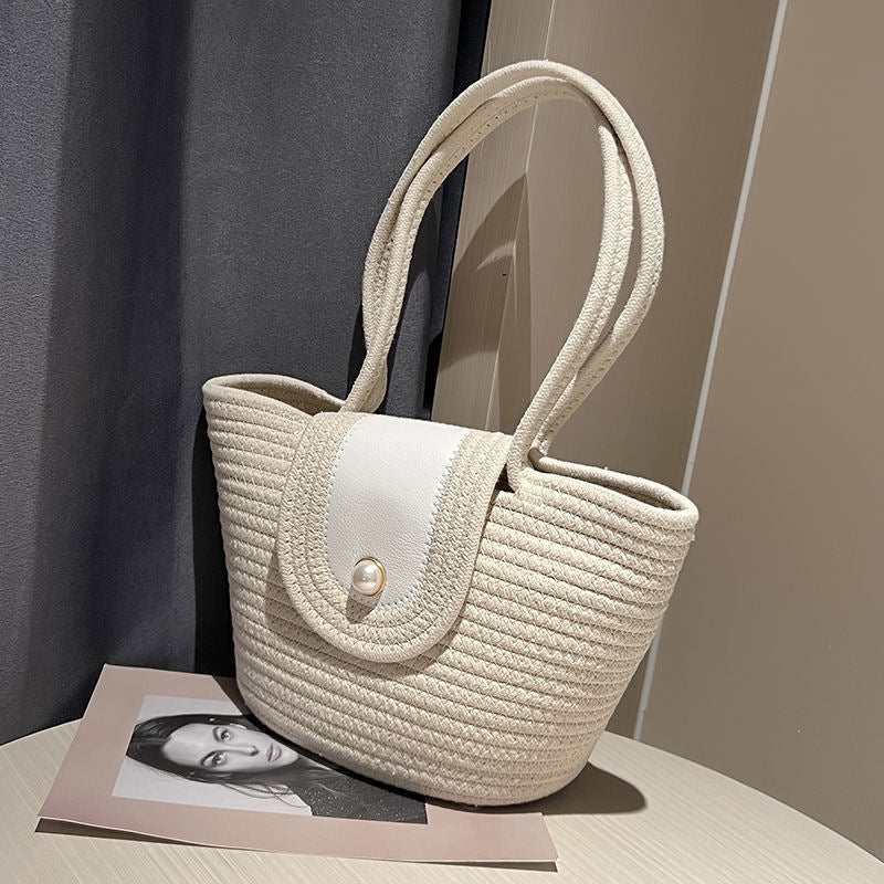 HELVA™ sac tissé en paille - Molinse