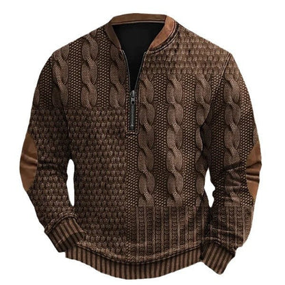 Pull zippé décontracté et élégant - Molinse