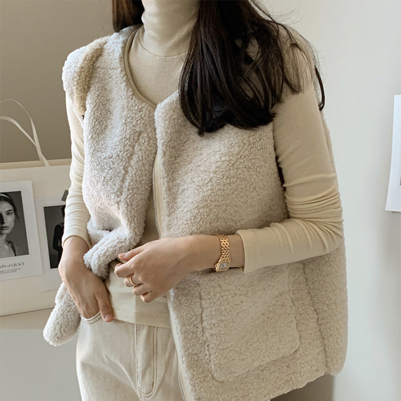 ANGEL™ Gilet laine agneau - Molinse
