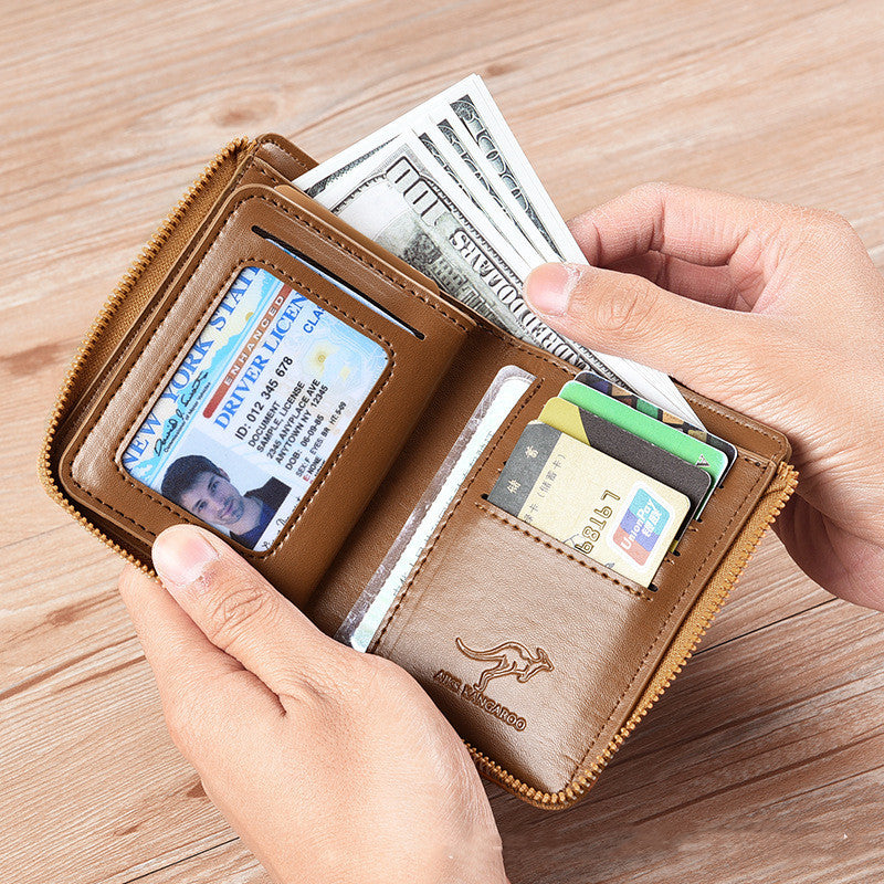 Portefeuille avec Protection RFID Anti-Piratage Cartes Bancaires - Molinse