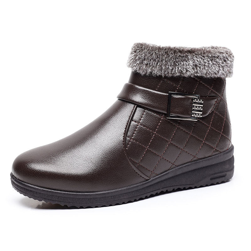 Botte orthopédique femme doublée avec de la fourrure et imperméable - Molinse