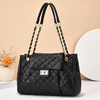 Sac messager à bandoulière avec chaîne