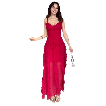 Elegant Ruffled Robe – Summer Glamour Style