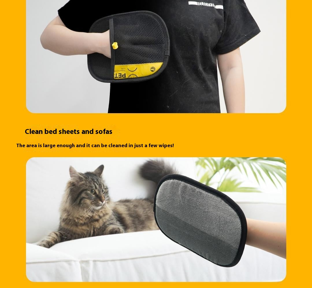 Gant électrostatique pour poils d’animaux