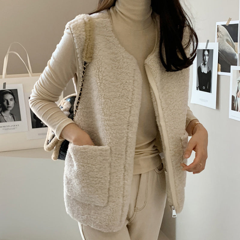 ANGEL™ Gilet laine agneau - Molinse
