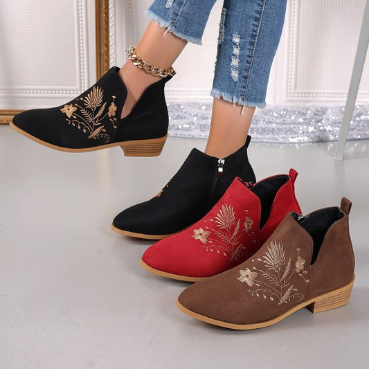 Bottes à talons bas - Confort et style au quotidien - Molinse