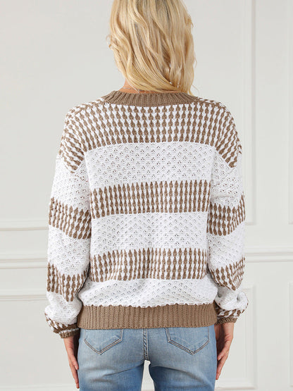 Pull Décontracté à Épaules Tombantes - Molinse