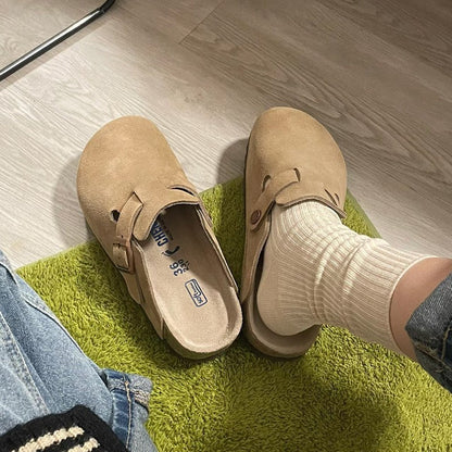 Jolis sabots cuir femme - Molinse
