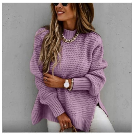 Charlotte - Pull en Maille à Fente - Molinse