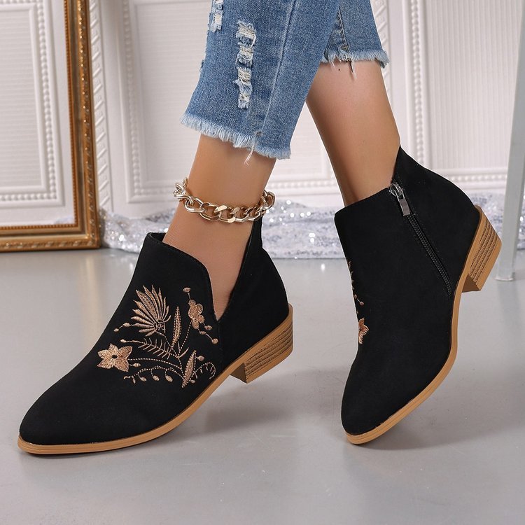 Bottes à talons bas - Confort et style au quotidien - Molinse