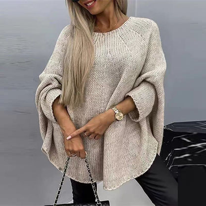 Pull d’Hiver Oversize à Manches Chauve-Souris. - Molinse