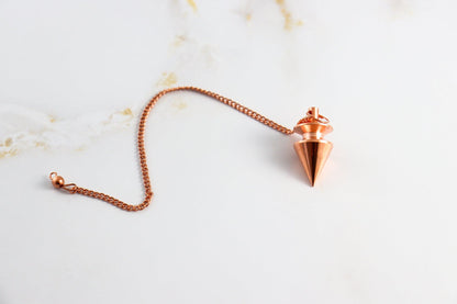 Triangle Clock - Copper Brass