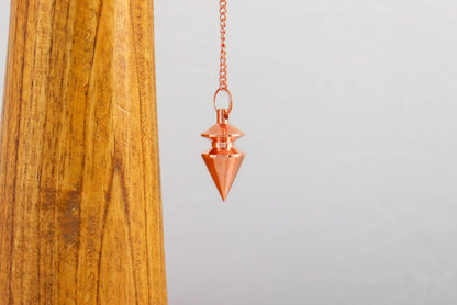 Triangle Clock - Copper Brass